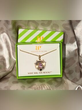 BOMB PARTY | “Crest of Glamour” Necklace - August 2026 Birthday Collection